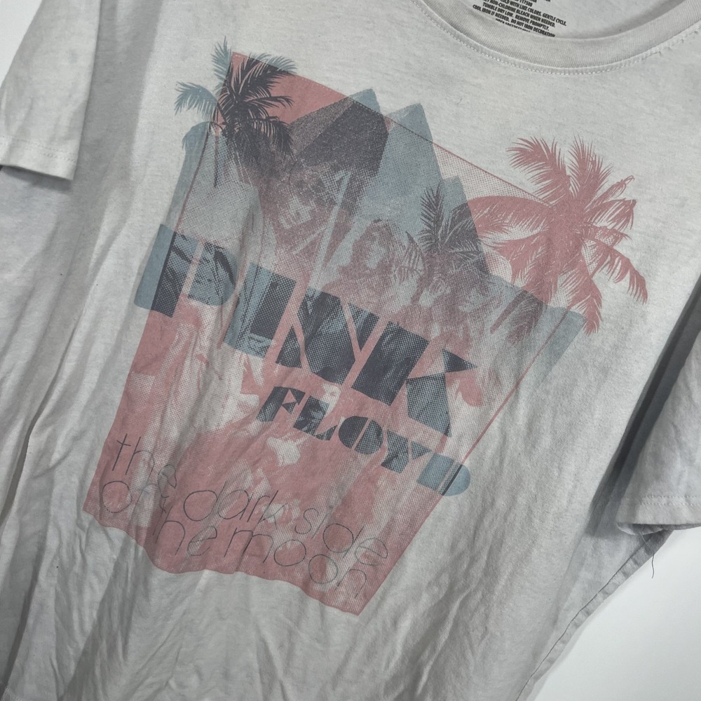 Pink Floyd T Shirt Mens XL Band Rock Tour Concert Dark Side Graphic Logo SS